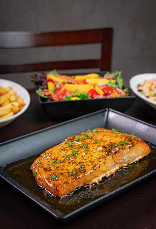 Salmão ao Molho de Maracujá