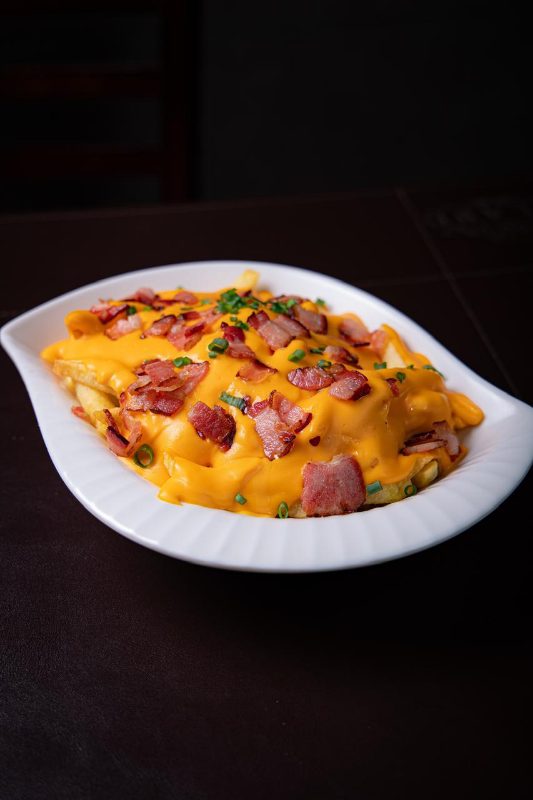 Batata com Cheddar e Bacon (500 Gr)